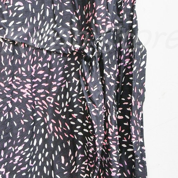 NWT Nicole‎ Miller Ladies' Knot Dress Navy/Pink - Picture 7 of 8